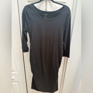 Isabel Maternity Black Dress